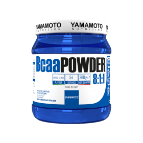 BCAA Powder 8:1:1 Yamamoto Nutrition, 300 grame, aroma de lamaie si portocale