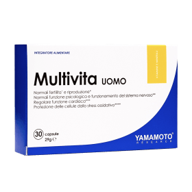Yamamoto® Research Multivita UOMO – Complex de vitamine și minerale pentru bărbați (30 capsule)