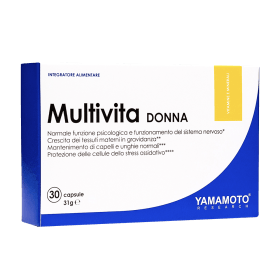 Yamamoto® Research Multivita DONNA – Complex de vitamine și minerale pentru femei (30 capsule)